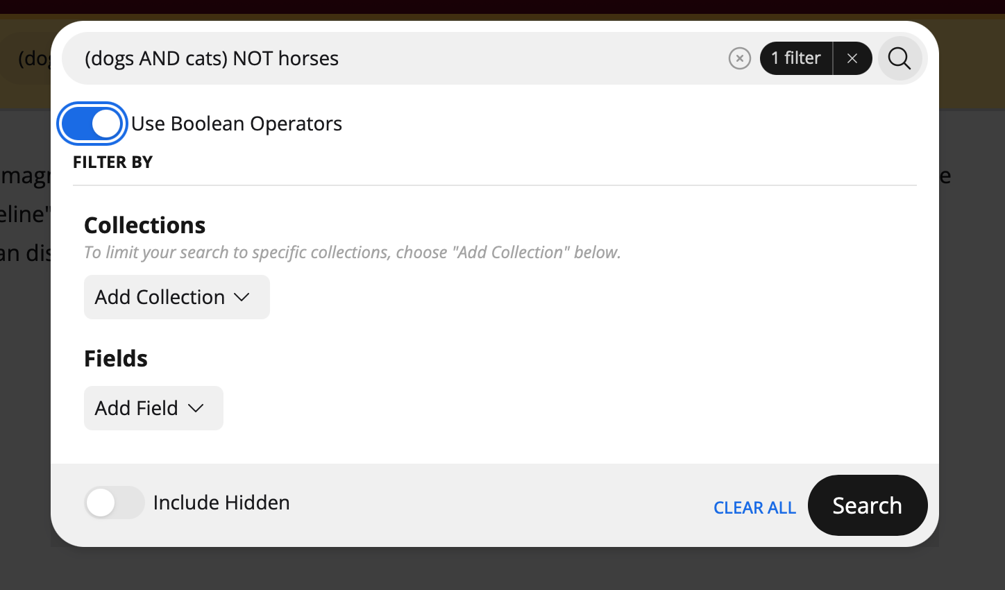 "Using Boolean Search"